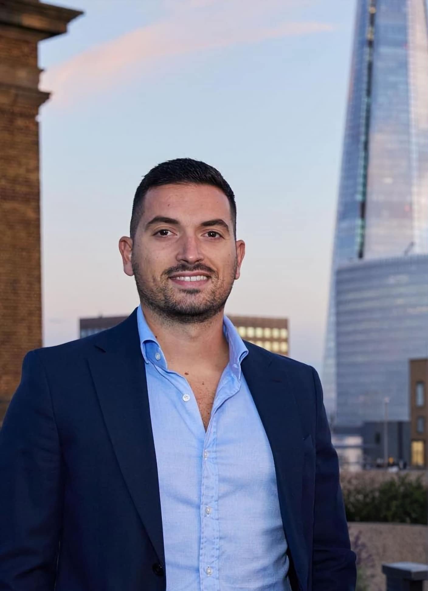 Professional Portrait of Massimiliano Tagliapietra, Founder and Director of MX Lettings: a Property Management Company operating in London.